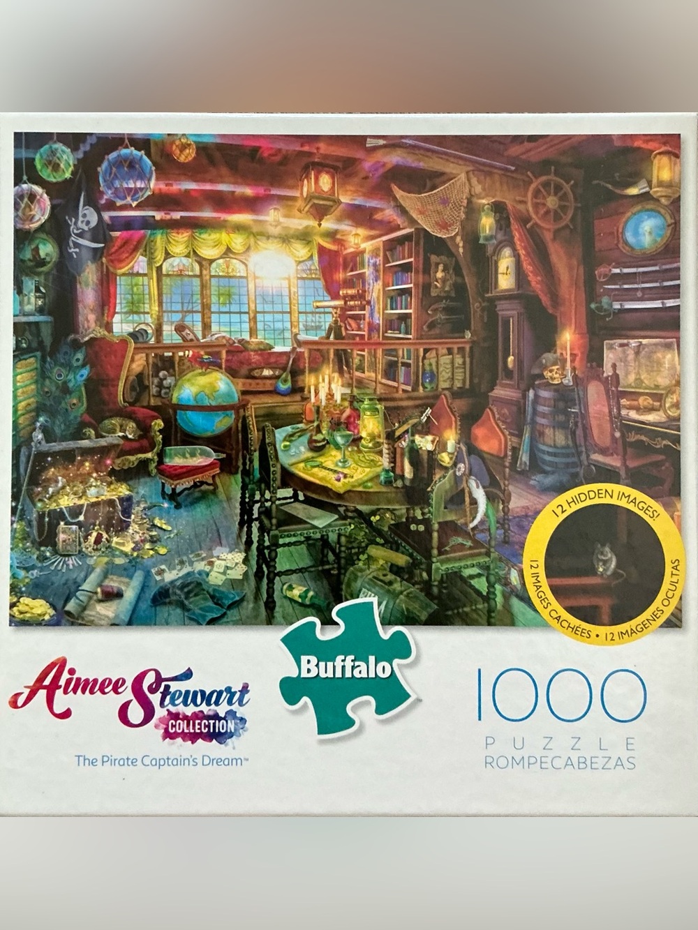 Buffalo Games “Pirate Captain’s Dream” 1000 piece puzzle by Aimee Stewart